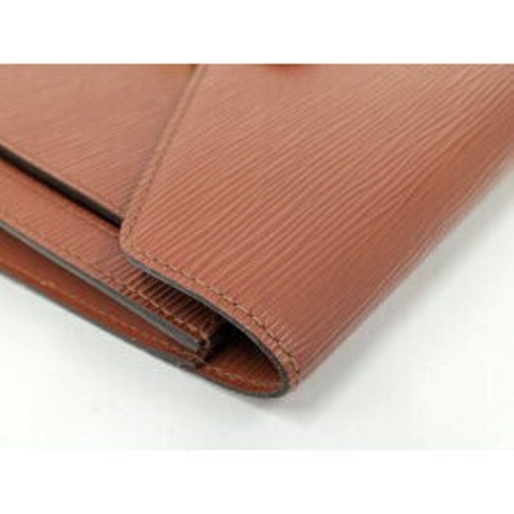 LOUIS VUITTON Pochette Sellier Dragonne Shoulder Bag Epi Kenya Brown - Picture 5 of 9